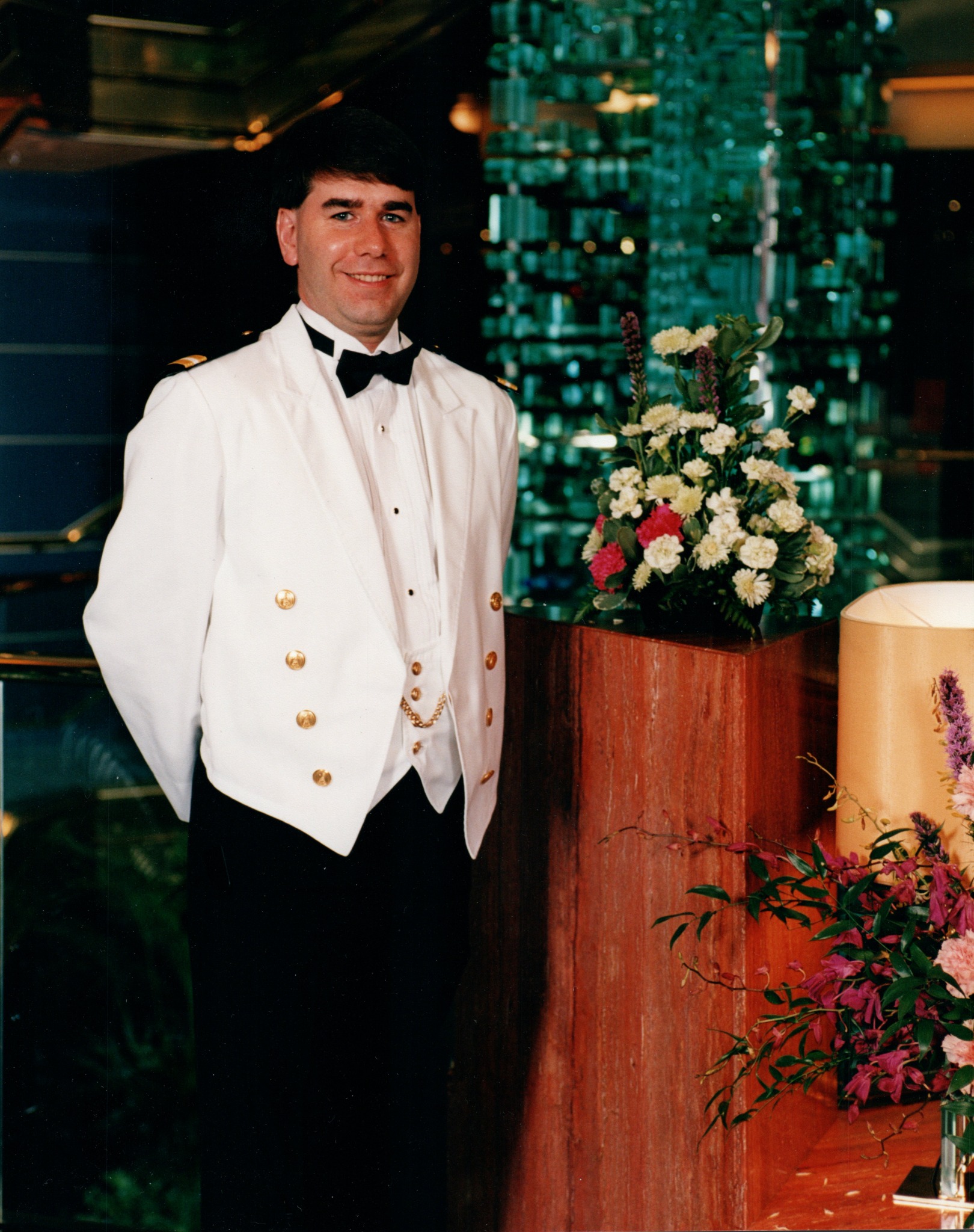 Steve in formal shipboard uniform